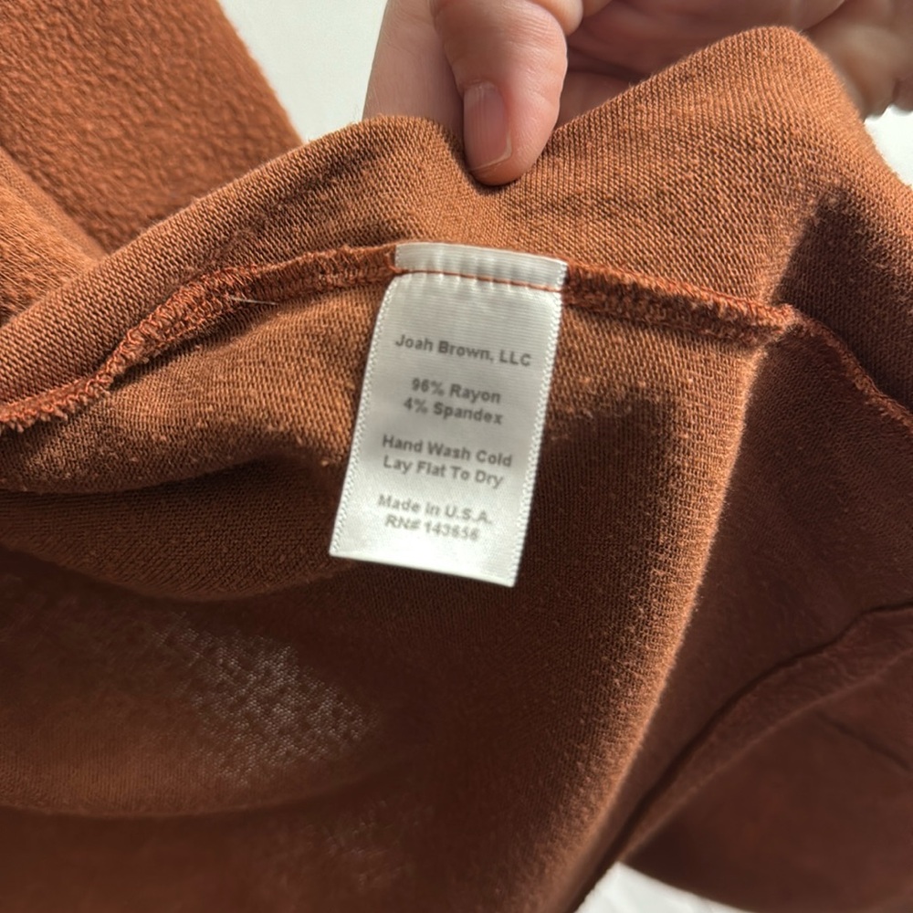 Joah Brown Rust Cardigan - Picture 7 of 10